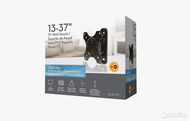 Кронштейн на стену omnimount OS40TP черный