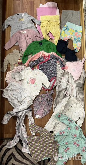 Большой пакет вещей для девочки