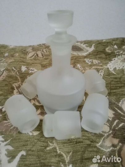 Графин с рюмками СССР