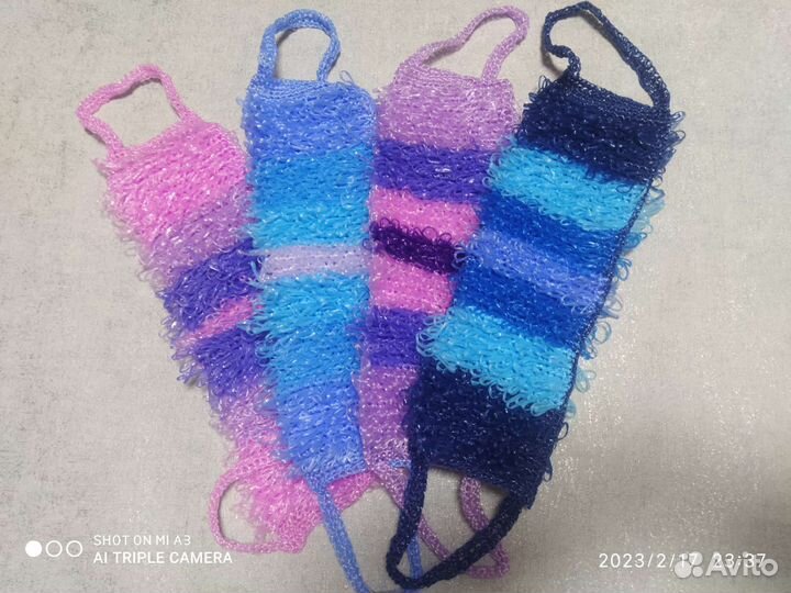 Мочалка ручной работы