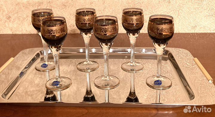 Набор фужеров Чехия и Югославия