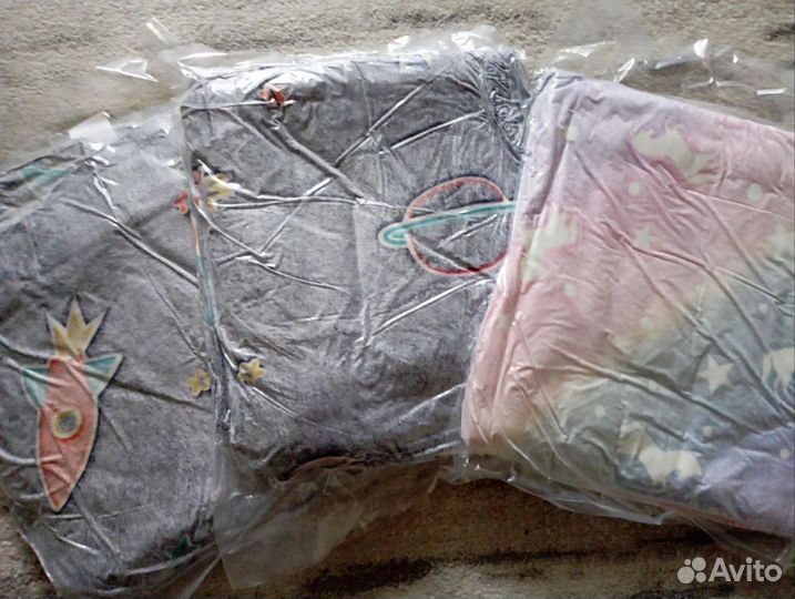 Плед покрывало светящиеся в темноте