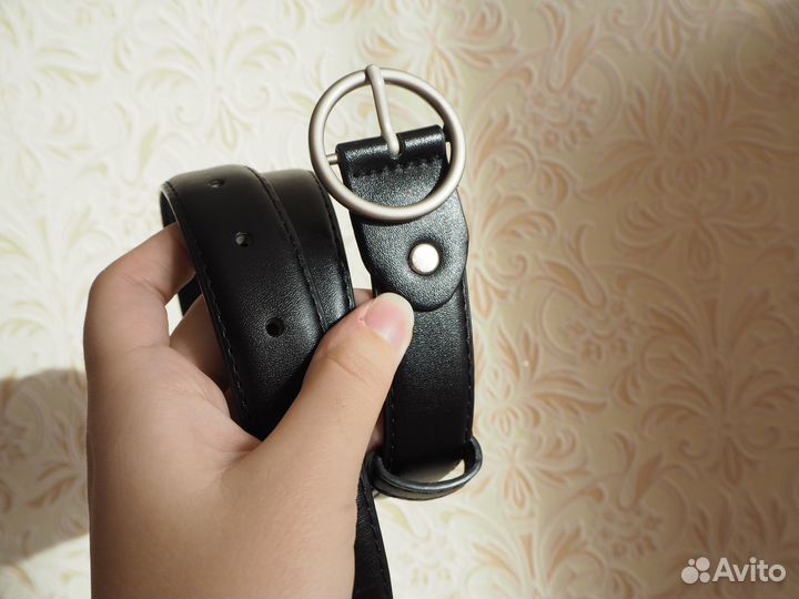 Ремень женский черный