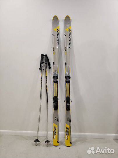 Горные лыжи fischer vc100 178 с палками