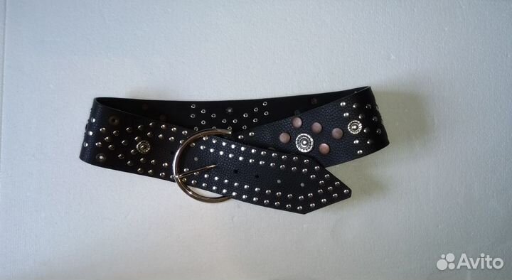 Новый широкий пояс с пряжкой (ремень)