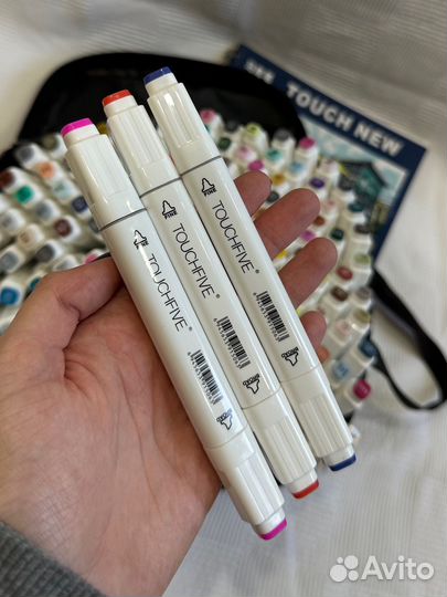 Маркеры touch для скетчинга 168 шт