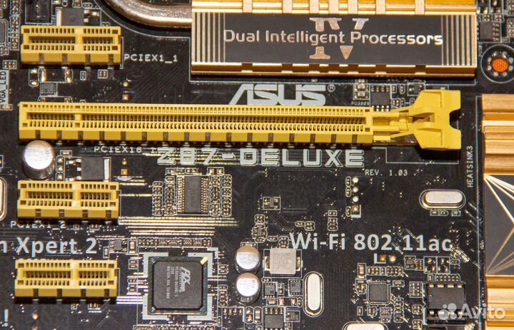Материнская плата Intel asus 1150 Z87-deluxe