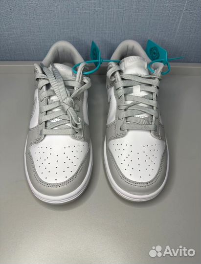 Кроссовки nike dunk grey fog оригинал poizon