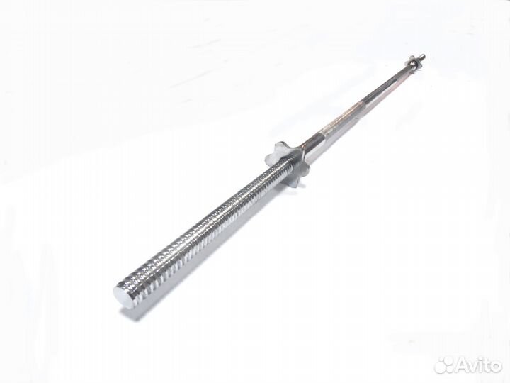 Гриф прямой хромированный L-183см диаметр 30мм