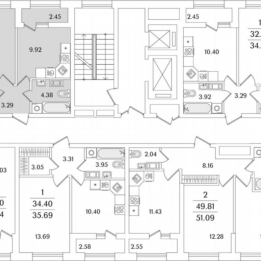 1-к. квартира, 32,9 м², 10/23 эт.