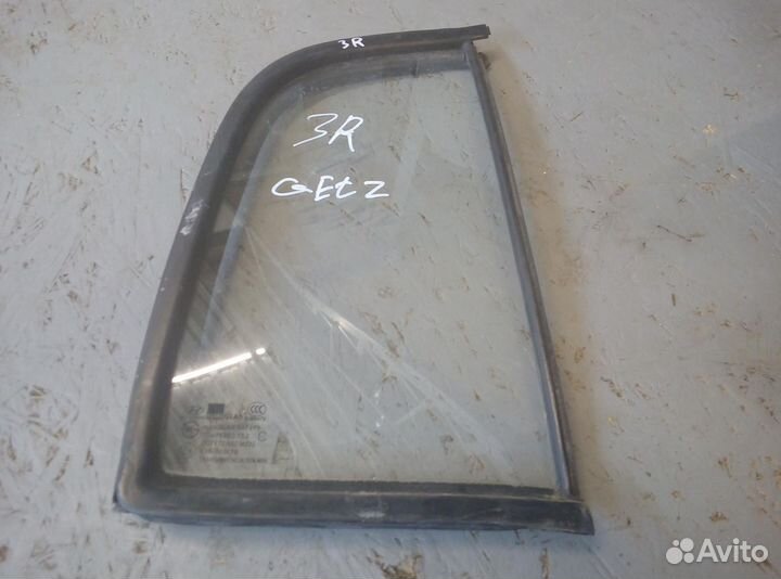 Стекло форточки задней правой Hyundai Getz (2002-2
