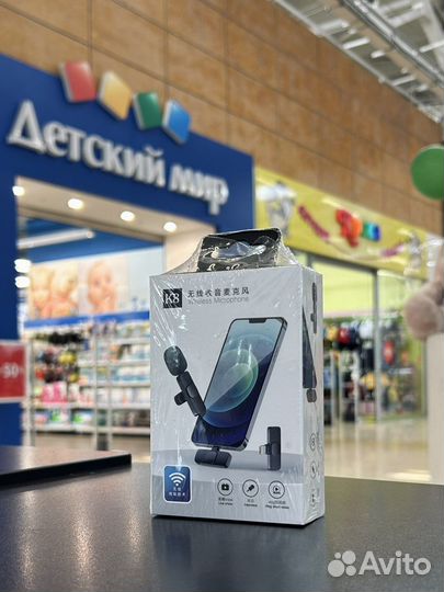 Микрофон петличный / Wireless Microphone K8