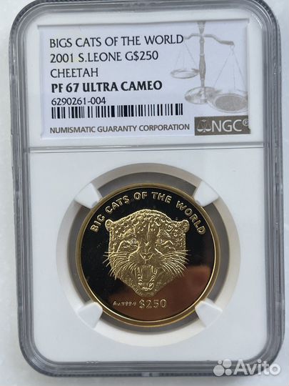 Сьера Леоне Гепард золото