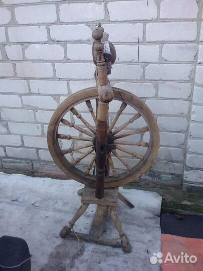 Прялка в рабочем состоянии