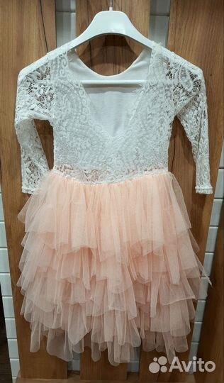 Нарядное платье для девочки 122