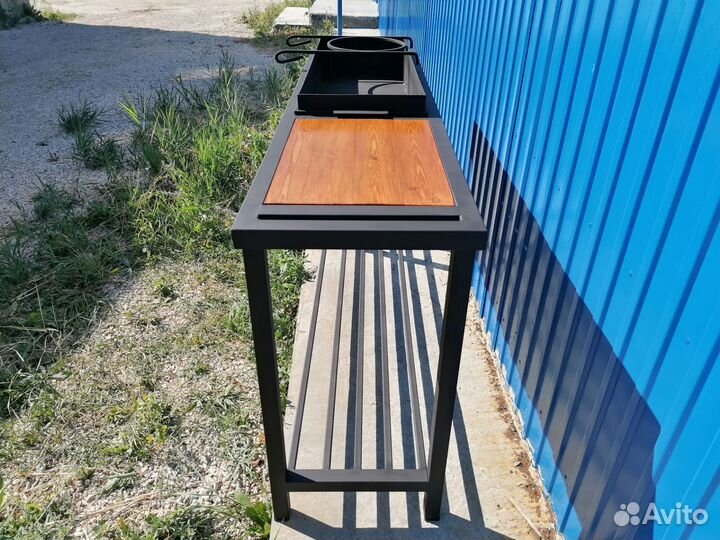 Мангал в стиле лофт