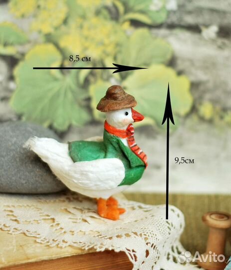 Ватные елочные игрушки Гуси