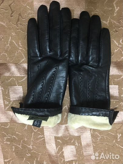 Перчатки кожаные новые