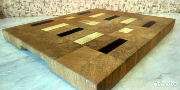 Доска торцевая разделочная 44 х 37 см