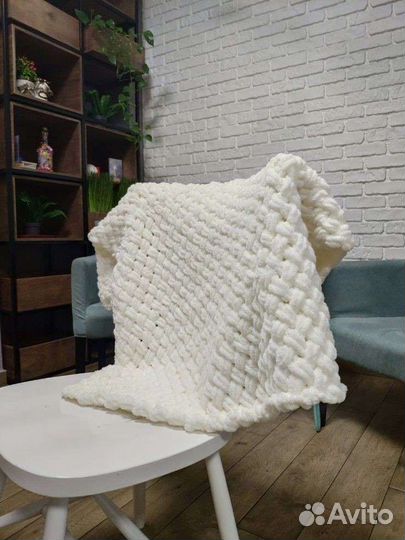 Детские вязанные пледы 85/85. Ручная работа