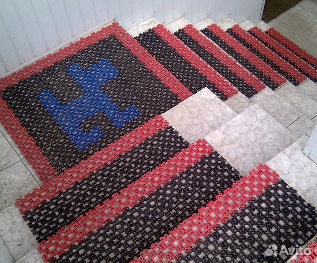 Противоскользящий грязезащитный коврик