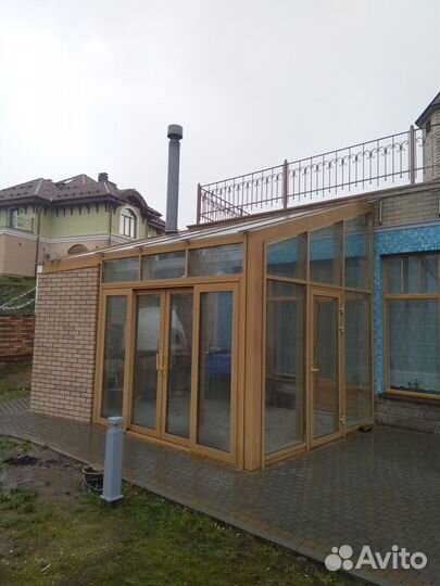 Остекление частных домов,коттеджей, Зимние сады