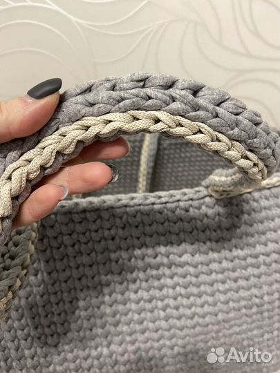 Вязаная люлька-переноска для малышей