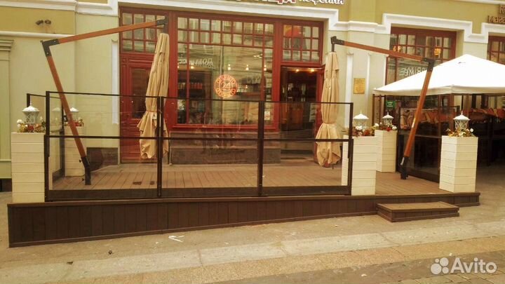 Ограждения для кафе и ресторанов