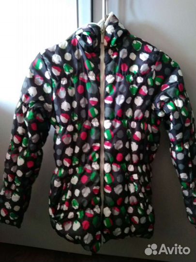 Куртка для девочки осень. Двусторонняя