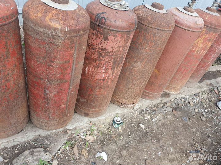 Баллон газовый бу 8шт