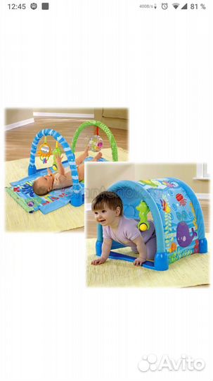 Развивающий коврик tiny love