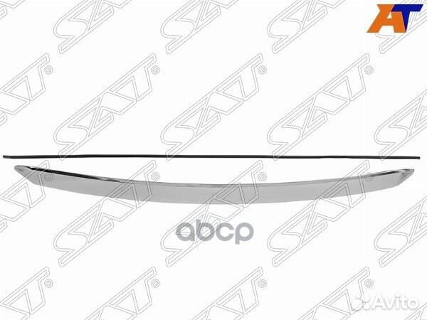 Молдинг капота Toyota Hilux Pick Up 15-20