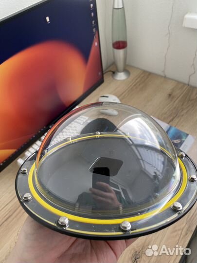 Купол-сфера Telesin Dome Port для GoPro 5/6/7