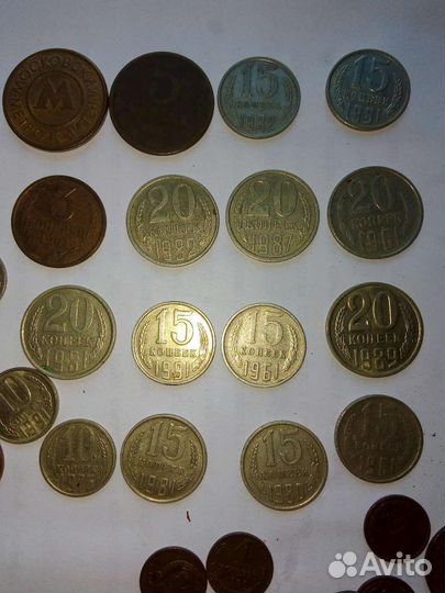 Купюра 100р, мелочь СССР