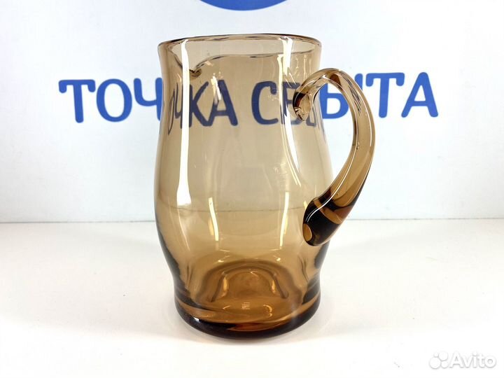 Кувшин Графин Неман Цветное стекло СССР Винтаж