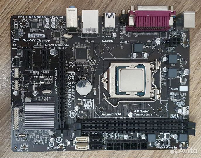 Материнская плата gigabyte GA-H81M-DS2 LGA1150