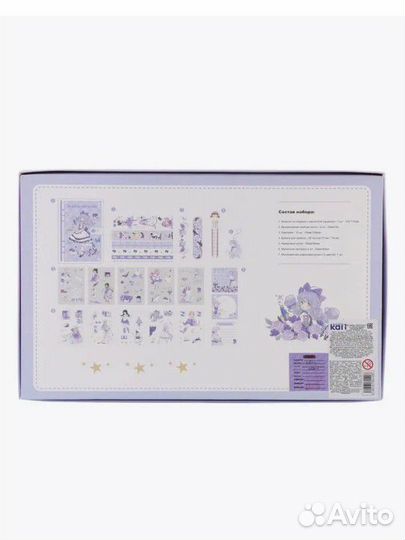 Новый Аниме блокнот с цветной ручкой и наклейками