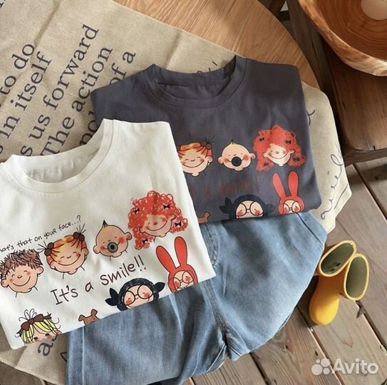 Футболка для мальчика и девочки 92,98, 104