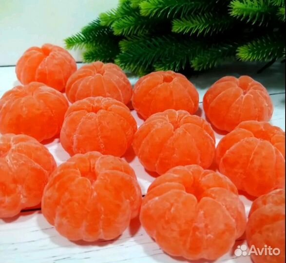 Мыло мандарины ручной работы