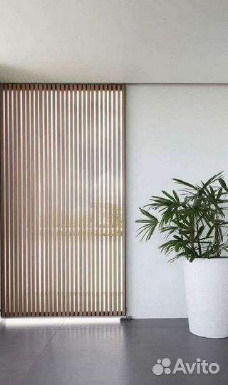 Реечные перегородок для интерьера