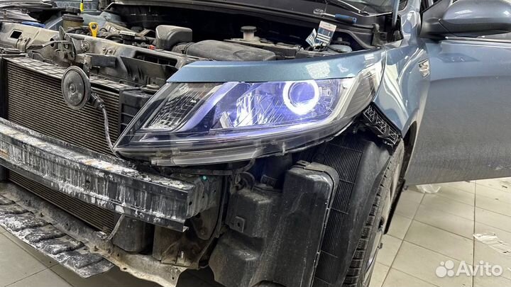 Установка bi LED линз