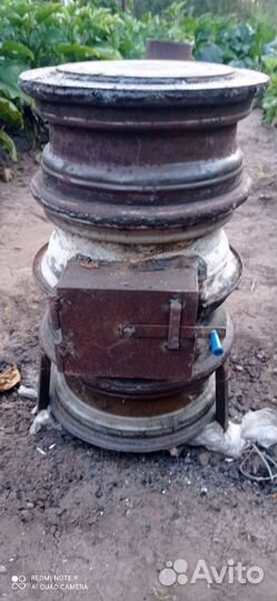 Печь на дровах