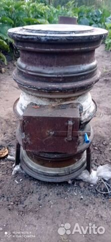 Печь на дровах