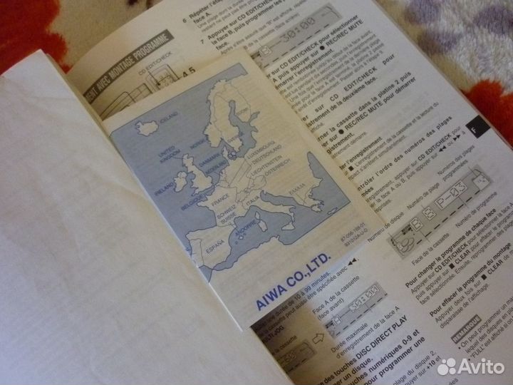 Паспорт от муз центра Aiwa Nsx-sz40