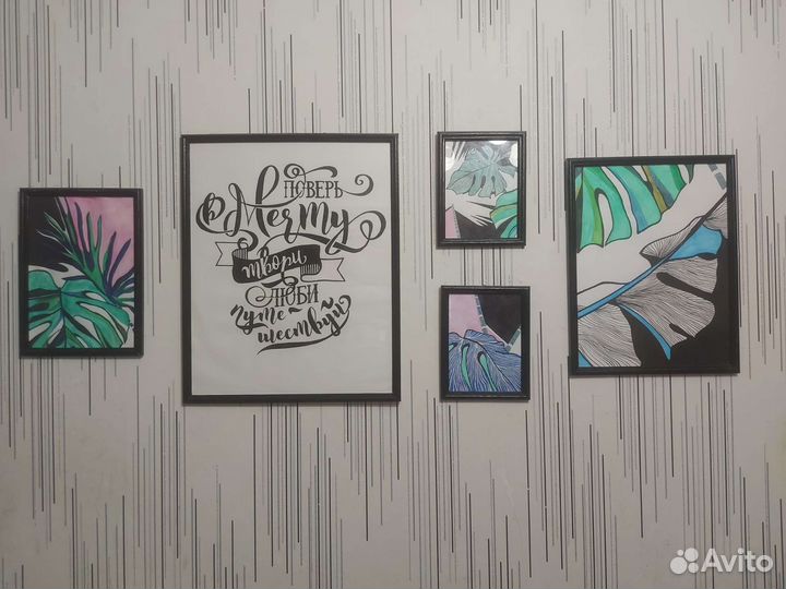 Модульные картины для интерьера