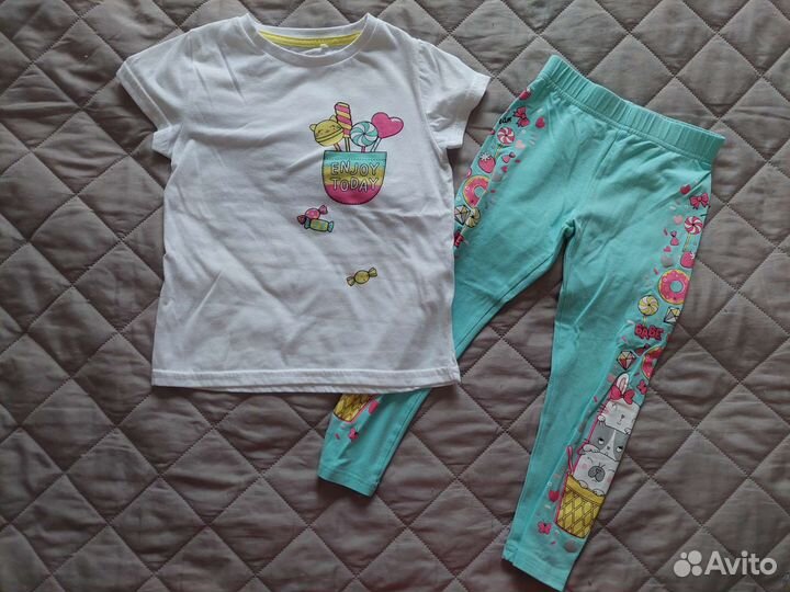 Пакет одежды в основном H&M для девочки 116 р