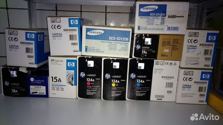 Картриджи, барабаны. HP, Samsung, Xerox, Panasonic