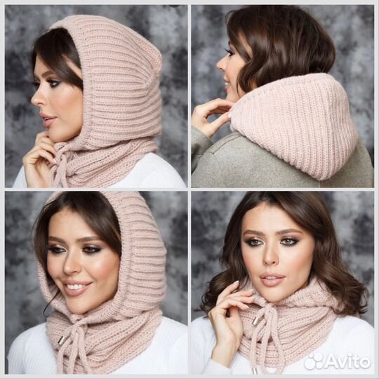 Шапка женская вязаная