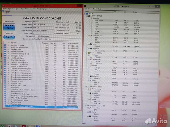 Мини пк Intel core i3