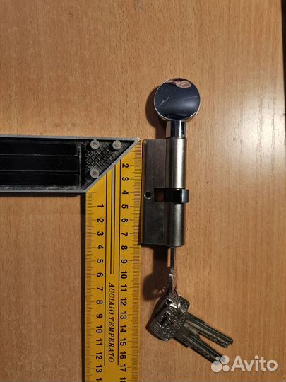 Замок Эльбор и дверные личинки 2шт